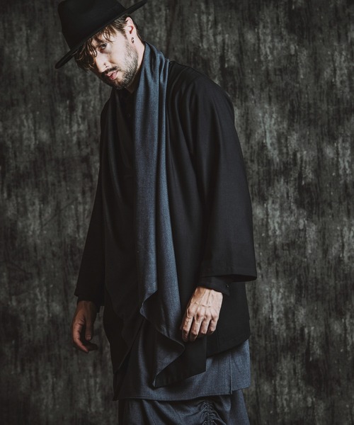 NO ID.(ノーアイディ)の「【NO ID.】Multi-Way Drape Gown / マルチ ウェイ ドレープ ガウン(カーディガン/ボレロ・メンズ・その他23/ブラック・ONE SIZE)」の10枚目の写真