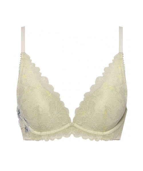 AMOSTYLE BY Triumph（アモスタイルバイトリンプ）の「夢みるブラ DeepV ブラジャー2 アップルブロッサム【A,B,C,Dカップ】 AMST1540 WHU2 JX（ブラジャー・レディース・グリーン/ブラウン/パープル・C65/A75/A70/B75/D70/C70/B70/B65/D80/D75/D65/C75）」の7枚目の写真