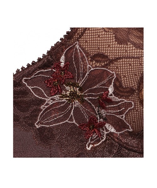 AMOSTYLE BY Triumph（アモスタイルバイトリンプ）の「夢みるブラ DeepV ブラジャー2 アップルブロッサム【A,B,C,Dカップ】 AMST1540 WHU2 JX（ブラジャー・レディース・グリーン/ブラウン/パープル・C65/A75/A70/B75/D70/C70/B70/B65/D80/D75/D65/C75）」の13枚目の写真