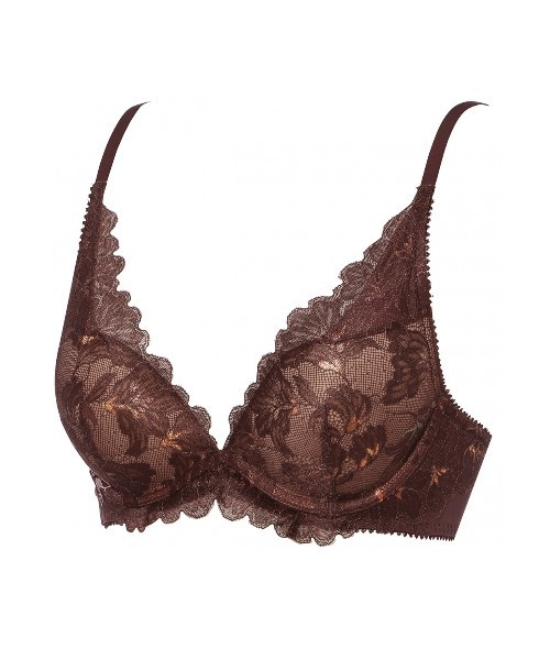 AMOSTYLE BY Triumph（アモスタイルバイトリンプ）の「夢みるブラ DeepV ブラジャー2 アップルブロッサム【A,B,C,Dカップ】 AMST1540 WHU2 JX（ブラジャー・レディース・グリーン/ブラウン/パープル・C65/A75/A70/B75/D70/C70/B70/B65/D80/D75/D65/C75）」の9枚目の写真