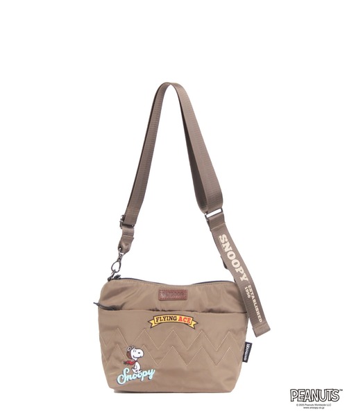 OUTDOOR PRODUCTS(アウトドアプロダクツ)の「【OUTDOOR PRODUCTS】 PEANUTSコレクション スヌーピー ミニショルダー(ショルダーバッグ・レディース・ライトグレー/ブラック/ブラウン系その他/ネイビー・FREE)」の3枚目の写真
