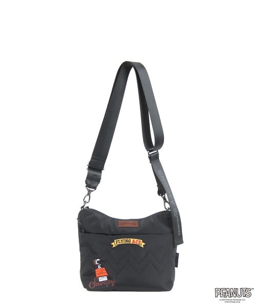 OUTDOOR PRODUCTS(アウトドアプロダクツ)の「【OUTDOOR PRODUCTS】 PEANUTSコレクション スヌーピー ミニショルダー(ショルダーバッグ・レディース・ライトグレー/ブラック/ブラウン系その他/ネイビー・FREE)」の1枚目の写真