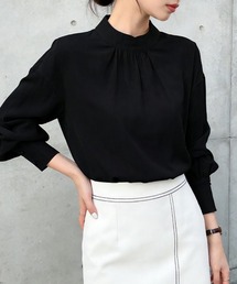 ONEP STAR | バルーン袖スタンドカラーブラウス(シャツ/ブラウス)