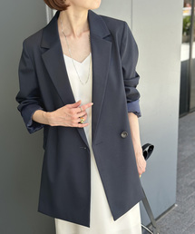 NOBLE ジャケット ツイルコンパクトテーラードジャケット（テーラードジャケット