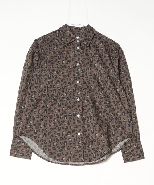 AIGLE(エーグル)の「総柄プリント ロングスリーブシャツ(シャツ/ブラウス・レディース・オリーブ・L/M/S/XS)」の8枚目の写真