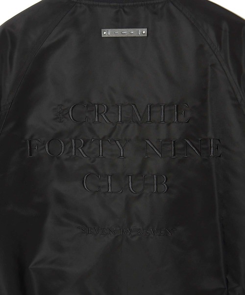 CRIMIE（クライミー）の「NYLON STADIUM BOMBER JACKET（ブルゾン・メンズ・ブラック・M/L/XL/XXL/S）」の5枚目の写真