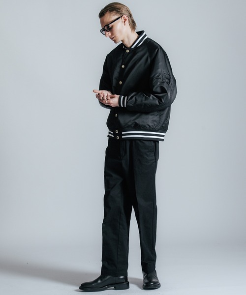 CRIMIE（クライミー）の「NYLON STADIUM BOMBER JACKET（ブルゾン・メンズ・ブラック・M/L/XL/XXL/S）」の10枚目の写真
