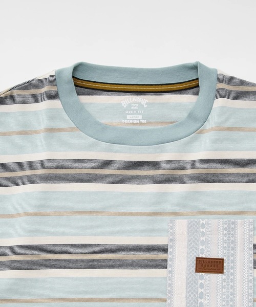BILLABONG(ビラボン)の「BILLABONG メンズ 【GARAGE COLLECTION】GARAGE LS ロンT 【2025年秋冬モデル】/ビラボン胸ポケットワンポイントボーダー柄長袖ロンT(Tシャツ/カットソー・メンズ・チョコ/ブラック・MEDIUM/LARGE/X-LARGE)」の5枚目の写真