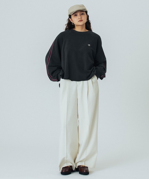ROSE BUD（ローズバッド）の「BASIC TUCK PANTS（その他パンツ・レディース・ブラック/グレー/ホワイト・S/M）」の14枚目の写真