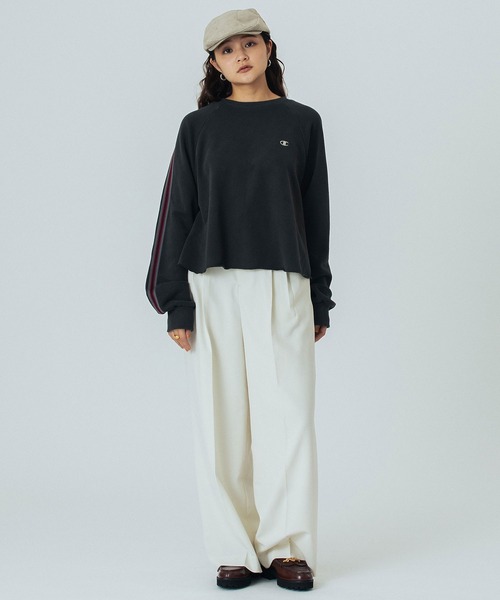 ROSE BUD（ローズバッド）の「BASIC TUCK PANTS（その他パンツ・レディース・ブラック/グレー/ホワイト・S/M）」の16枚目の写真