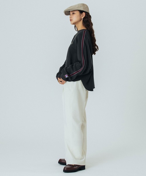 ROSE BUD（ローズバッド）の「BASIC TUCK PANTS（その他パンツ・レディース・ブラック/グレー/ホワイト・S/M）」の18枚目の写真