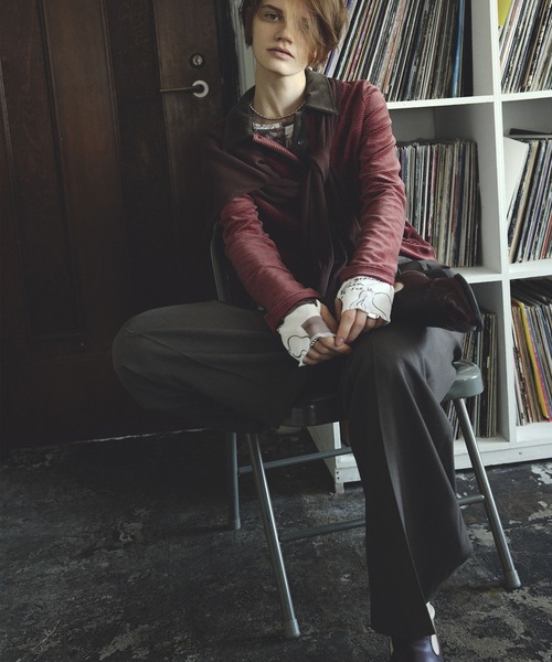 ROSE BUD（ローズバッド）の「BASIC TUCK PANTS（その他パンツ・レディース・ブラック/グレー/ホワイト・S/M）」の9枚目の写真