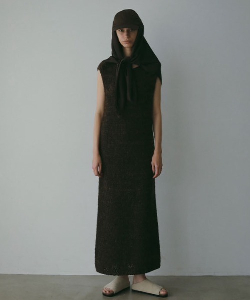 【新品タグ付】ETRE TOKYO★ニットワンピース ETRE TOKYO ワンピース レースパターンニットワンピース