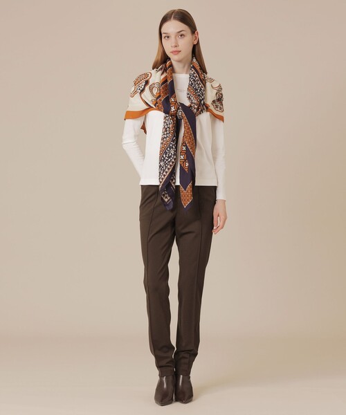 MACKINTOSH LONDON(マッキントッシュ ロンドン)の「ストレッチポンチパンツ(その他パンツ・レディース・ブラック/ダークブラウン・38/36/40)」の9枚目の写真