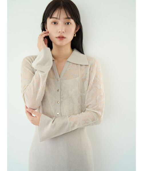 セール】シアージャガードナローニットワンピース（ワンピース