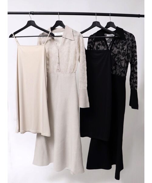 セール】シアージャガードナローニットワンピース（ワンピース