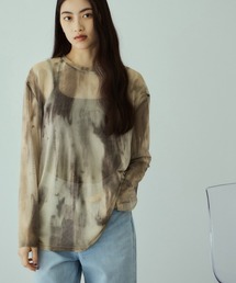 VICKY（ビッキー）の「ニュアンスアートガラシアープルオーバー≪手洗い可能≫（Tシャツ/カットソー）」