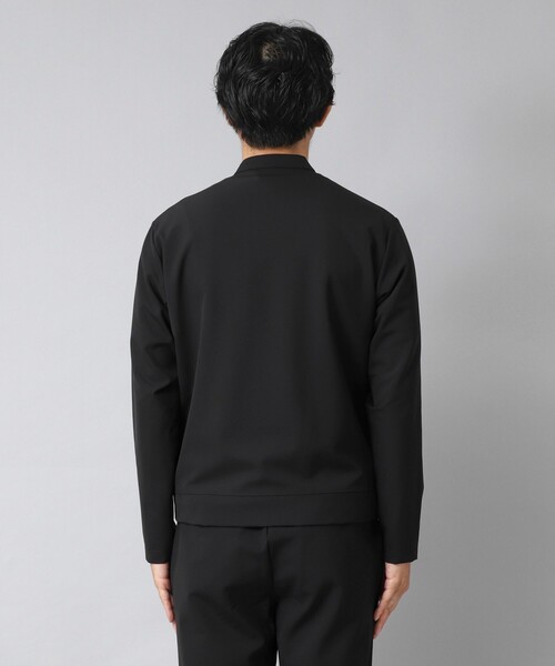 NOLLEY’S(ノーリーズ)の「【ACTIVE SECT】《限定展開》ハイストレッチシングルライダース 25AW(ブルゾン・メンズ・ブラック/グレイッシュベージュ/ネイビー・S/M/L/XL)」の12枚目の写真