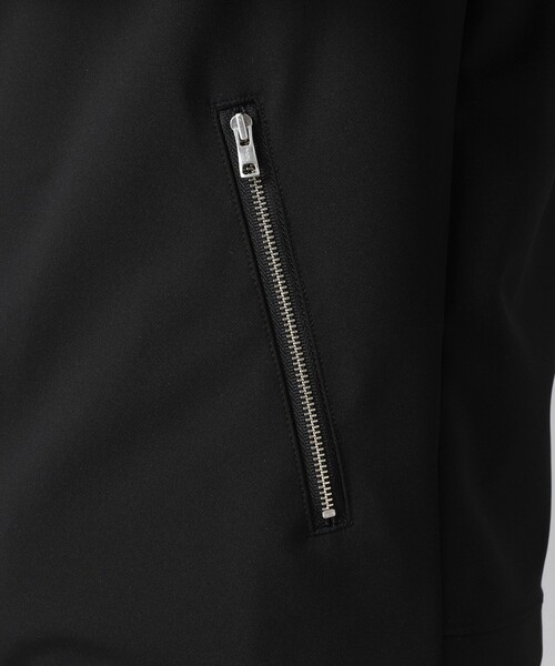 NOLLEY’S(ノーリーズ)の「【ACTIVE SECT】《限定展開》ハイストレッチシングルライダース 25AW(ブルゾン・メンズ・ブラック/グレイッシュベージュ/ネイビー・S/M/L/XL)」の13枚目の写真