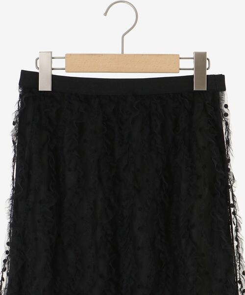 le.coeur blanc（ルクールブラン）の「《手洗い可能》TORRAZZO DONNA別注ベロアドットチュールスカート（スカート・レディース・ブラック・38）」の15枚目の写真