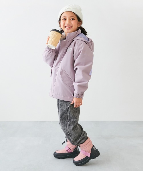 devirock（デビロック）の「防滑 撥水 中綿スノーブーツ(ボアインソール付き)（ブーツ・キッズ・ライトグレー/ブラック/ピンク系・17.0cm/18.0cm/19.0cm/22.0cm/23.0cm/20.0cm/21.0cm/24.0cm）」の7枚目の写真