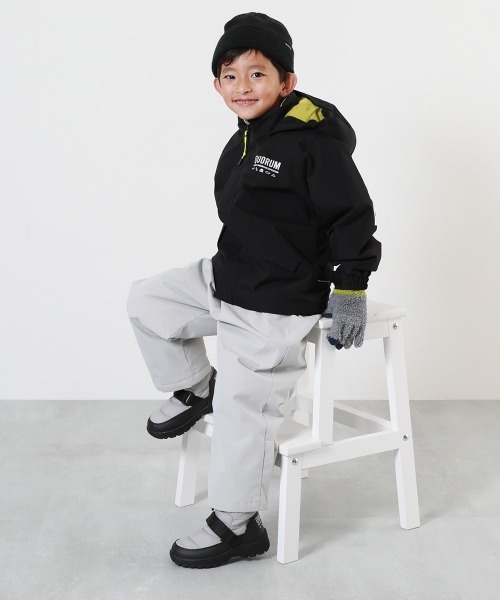 devirock（デビロック）の「防滑 撥水 中綿スノーブーツ(ボアインソール付き)（ブーツ・キッズ・ライトグレー/ブラック/ピンク系・17.0cm/18.0cm/19.0cm/22.0cm/23.0cm/20.0cm/21.0cm/24.0cm）」の11枚目の写真