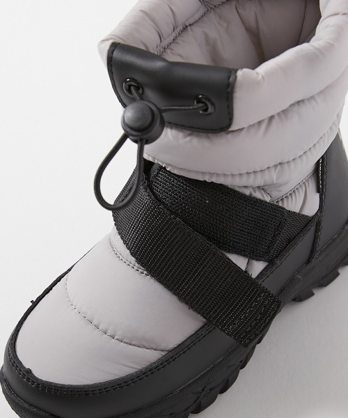 devirock（デビロック）の「防滑 撥水 中綿スノーブーツ(ボアインソール付き)（ブーツ・キッズ・ライトグレー/ブラック/ピンク系・17.0cm/18.0cm/19.0cm/22.0cm/23.0cm/20.0cm/21.0cm/24.0cm）」の15枚目の写真