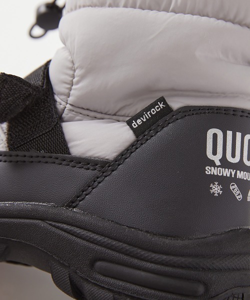 devirock（デビロック）の「防滑 撥水 中綿スノーブーツ(ボアインソール付き)（ブーツ・キッズ・ライトグレー/ブラック/ピンク系・17.0cm/18.0cm/19.0cm/22.0cm/23.0cm/20.0cm/21.0cm/24.0cm）」の16枚目の写真