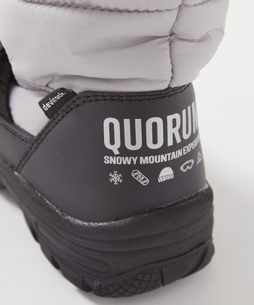 devirock（デビロック）の「防滑 撥水 中綿スノーブーツ(ボアインソール付き)（ブーツ・キッズ・ライトグレー/ブラック/ピンク系・17.0cm/18.0cm/19.0cm/22.0cm/23.0cm/20.0cm/21.0cm/24.0cm）」の17枚目の写真