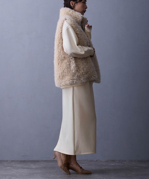 NICOLE white(ニコルホワイト)の「セットアップ【プルオーバー×タイトスカート】(ワンピース・レディース・オフホワイト/ブラック/カーキ・FREE)」の19枚目の写真