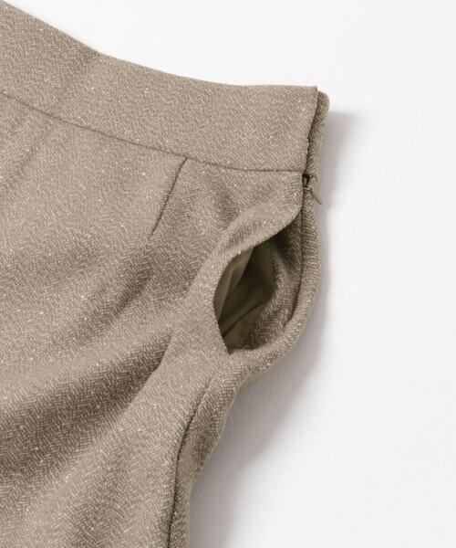 F by ROSSO（エフバイロッソ）の「F by ROSSO　ヘリンボンツイードスカート風キュロット（その他パンツ・レディース・グレー/ベージュ・38/36）」の17枚目の写真