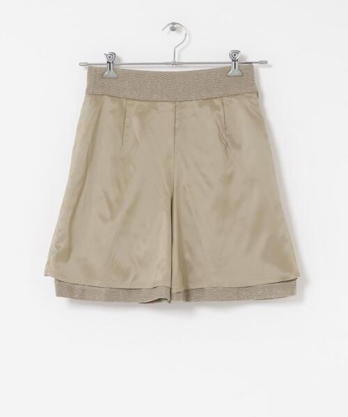 F by ROSSO（エフバイロッソ）の「F by ROSSO　ヘリンボンツイードスカート風キュロット（その他パンツ・レディース・グレー/ベージュ・38/36）」の20枚目の写真