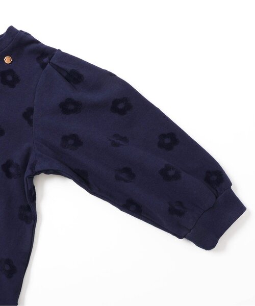 apres les cours（アプレレクール）の「【ジュニア対応】フラワージャガードスカラップTシャツ（Tシャツ/カットソー・キッズ・ピンク/ネイビー/クリーム・80/90/100/110/120/130/140）」の20枚目の写真