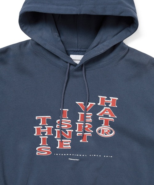 this is never that パーカー 青 M 人気thisisneverthat ネバザ ロゴパーカー M ネイビー｜Yahoo!フリマ