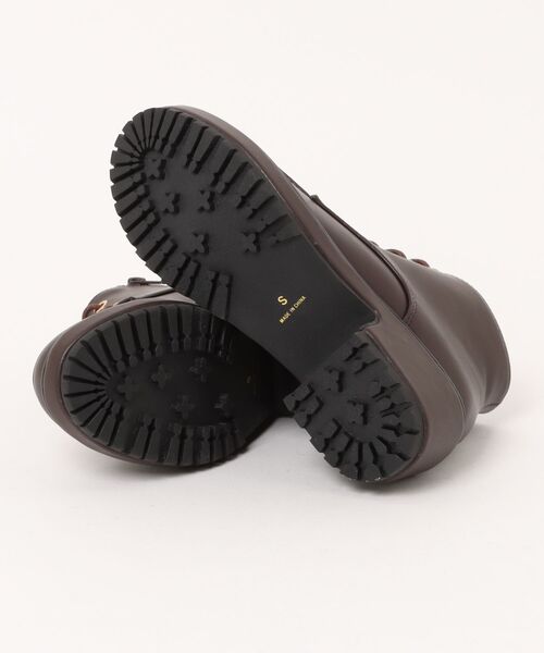 minia(ミニア)の「【minia】レースアップブーツ(ブーツ・レディース・ブラック/ブラウン・S/M/L/LL)」の4枚目の写真