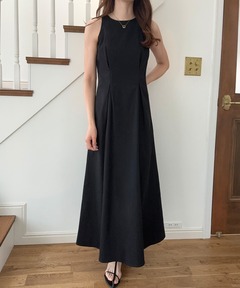 HARUNOBUMURATA/ハルノブムラタ】INES/シルクウールロングドレス