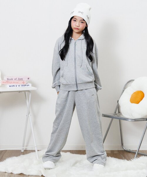 裏毛ジップアップパーカー（パーカー）｜algy（アルジー）の