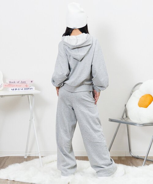 algy（アルジー）の「裏毛ジップアップパーカー（パーカー・キッズ・ブラック/グレー・XX-SMALL/X-SMALL/SMALL/MEDIUM）」の6枚目の写真