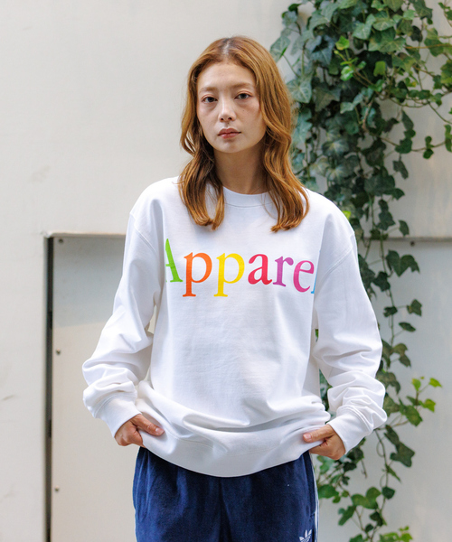 THRIFTY LOOK(スリフティールック)の「【THRIFTY LOOK / スリフティールック】クルーネックスウェット/Apparel crew sweat/アパレル/グラフィック【WEB限定】(Tシャツ/カットソー・レディース・ピンク/ホワイト・フリー)」の6枚目の写真