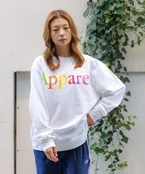 THRIFTY LOOK(スリフティールック)の「【THRIFTY LOOK / スリフティールック】クルーネックスウェット/Apparel crew sweat/アパレル/グラフィック【WEB限定】(Tシャツ/カットソー・レディース・ピンク/ホワイト・フリー)」の12枚目の写真