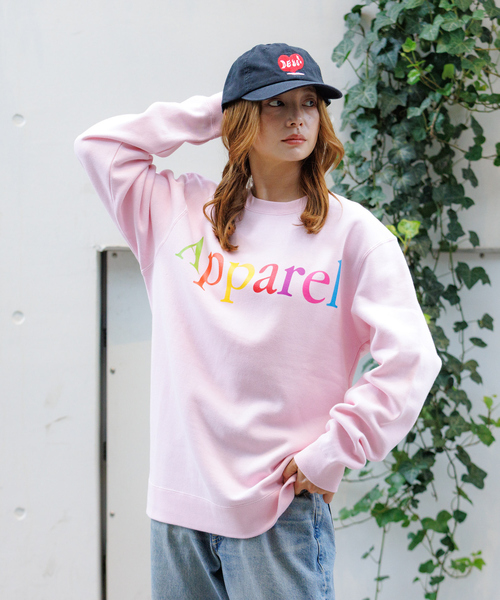 THRIFTY LOOK(スリフティールック)の「【THRIFTY LOOK / スリフティールック】クルーネックスウェット/Apparel crew sweat/アパレル/グラフィック【WEB限定】(Tシャツ/カットソー・レディース・ピンク/ホワイト・フリー)」の14枚目の写真