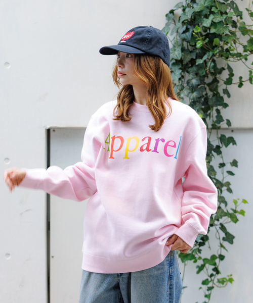 THRIFTY LOOK(スリフティールック)の「【THRIFTY LOOK / スリフティールック】クルーネックスウェット/Apparel crew sweat/アパレル/グラフィック【WEB限定】(Tシャツ/カットソー・レディース・ピンク/ホワイト・フリー)」の17枚目の写真