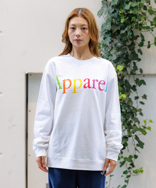 THRIFTY LOOK(スリフティールック)の「【THRIFTY LOOK / スリフティールック】クルーネックスウェット/Apparel crew sweat/アパレル/グラフィック【WEB限定】(Tシャツ/カットソー・レディース・ピンク/ホワイト・フリー)」の18枚目の写真