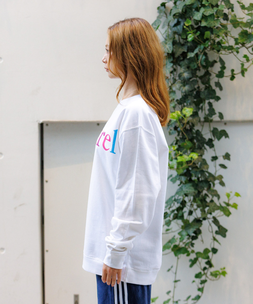 THRIFTY LOOK(スリフティールック)の「【THRIFTY LOOK / スリフティールック】クルーネックスウェット/Apparel crew sweat/アパレル/グラフィック【WEB限定】(Tシャツ/カットソー・レディース・ピンク/ホワイト・フリー)」の19枚目の写真