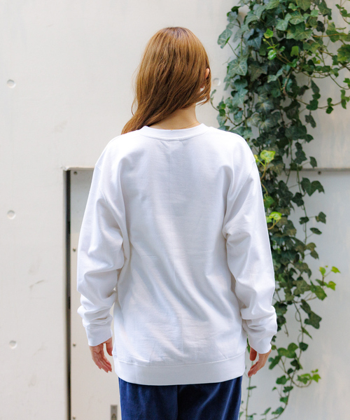 THRIFTY LOOK(スリフティールック)の「【THRIFTY LOOK / スリフティールック】クルーネックスウェット/Apparel crew sweat/アパレル/グラフィック【WEB限定】(Tシャツ/カットソー・レディース・ピンク/ホワイト・フリー)」の21枚目の写真