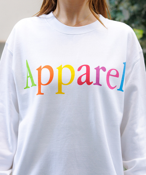 THRIFTY LOOK(スリフティールック)の「【THRIFTY LOOK / スリフティールック】クルーネックスウェット/Apparel crew sweat/アパレル/グラフィック【WEB限定】(Tシャツ/カットソー・レディース・ピンク/ホワイト・フリー)」の4枚目の写真