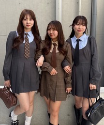 continuer de NICE CLAUP | 推し活にもぴったり！ネクタイ付ドッキングワンピース(ワンピース)