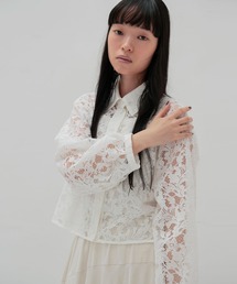 DRESSLAVE ドレスレイブ ブラウス フリル オフホワイト DRESSLAVE - DRESSLAVE ドレスレイブ ブラウス フリル オフホワイトの