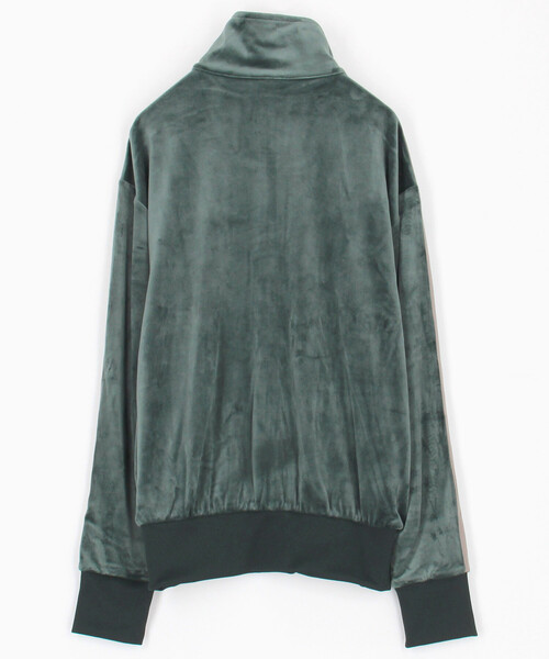 FREAK'S STORE（フリークスストア）の「adidas/アディダス FIRE BIRD TRACK TOP VELOUR/ファイヤーバード トラックトップ ベロア（ジャージ・レディース・チャコールグレー/ブラウン/グリーン・X-SMALL/SMALL）」の4枚目の写真