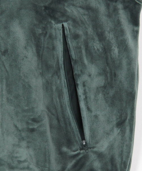 FREAK'S STORE（フリークスストア）の「adidas/アディダス FIRE BIRD TRACK TOP VELOUR/ファイヤーバード トラックトップ ベロア（ジャージ・レディース・チャコールグレー/ブラウン/グリーン・X-SMALL/SMALL）」の8枚目の写真